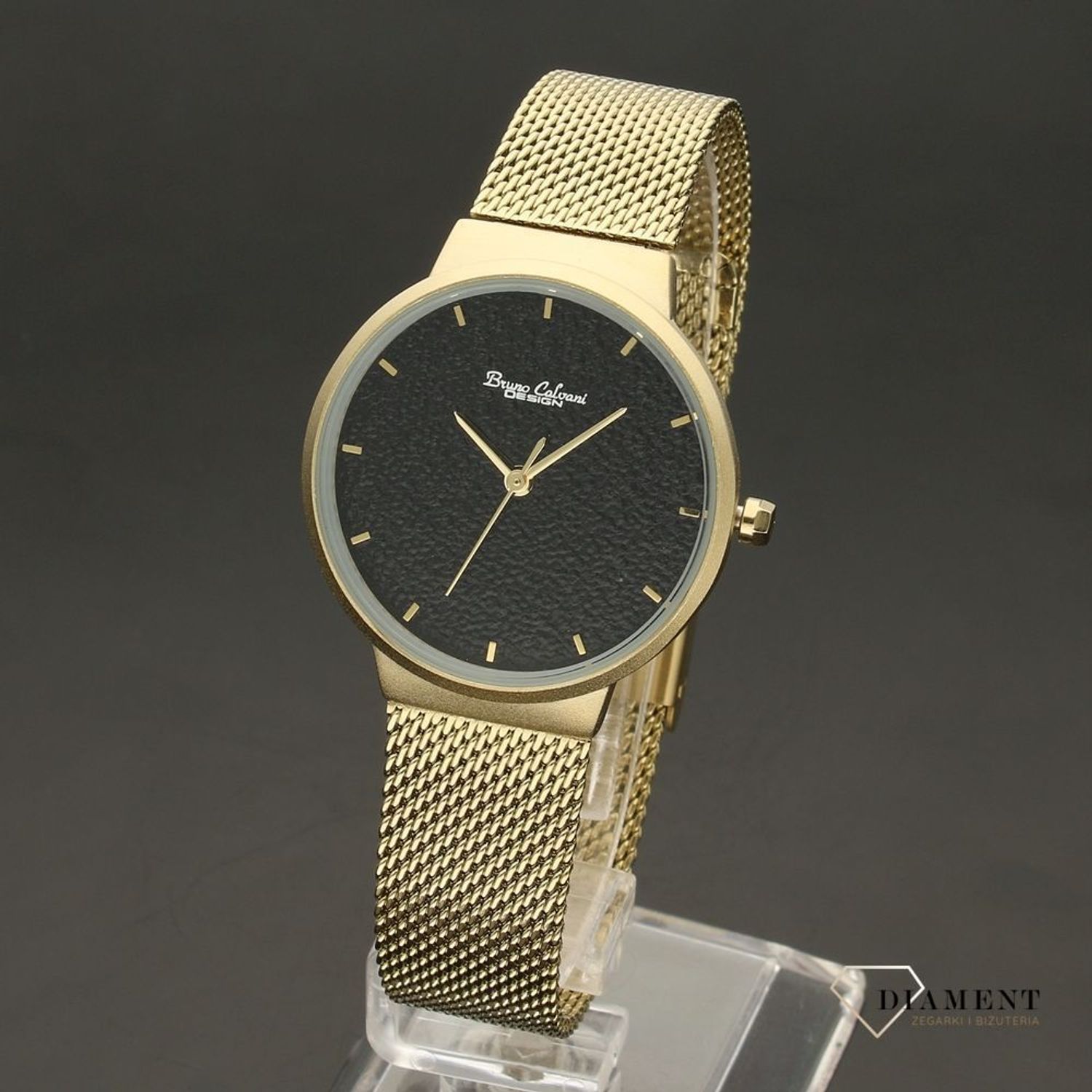 Zegarek damski Bruno Calvani BC1375 GOLD pasek czarny (1).jpg